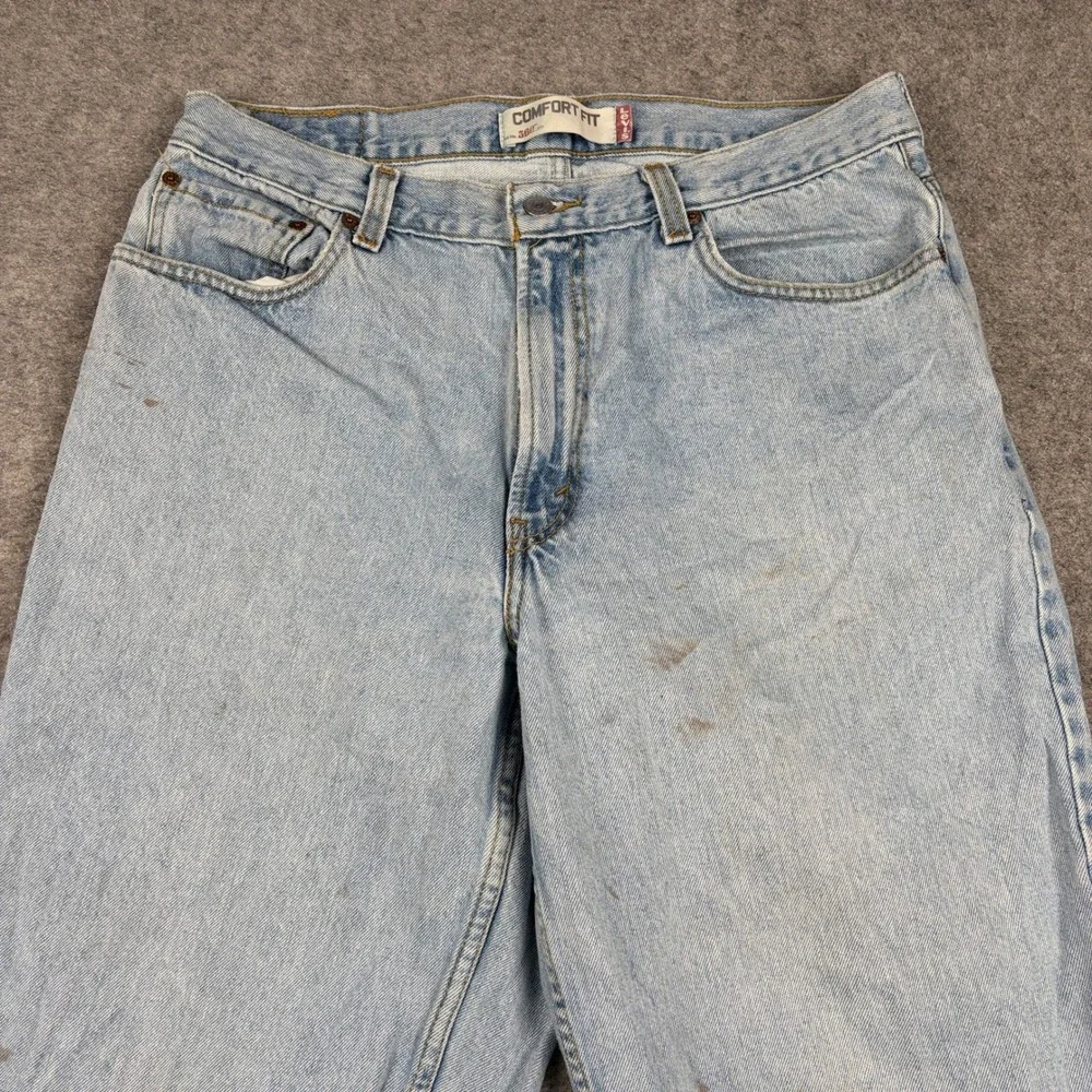 Levi 560‎ Jeans Mens 36x30 Comfort Fit Light Wash Baggy Denim Loose Leg Y2K 00s